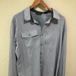 Men's L Large Jockey Long Sleeve Button Down Shirt